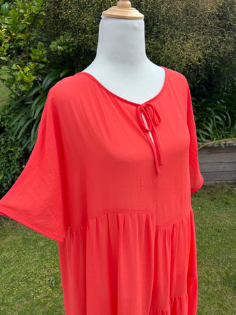 Lola Tiered Dress, 7 colour Options, 2 Sizes NEW