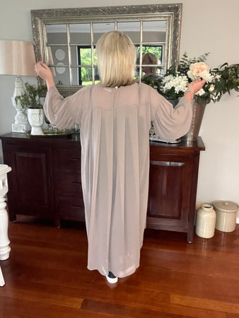 Suzanne Chiffon Dress 4 colour Options, 2 Sizes