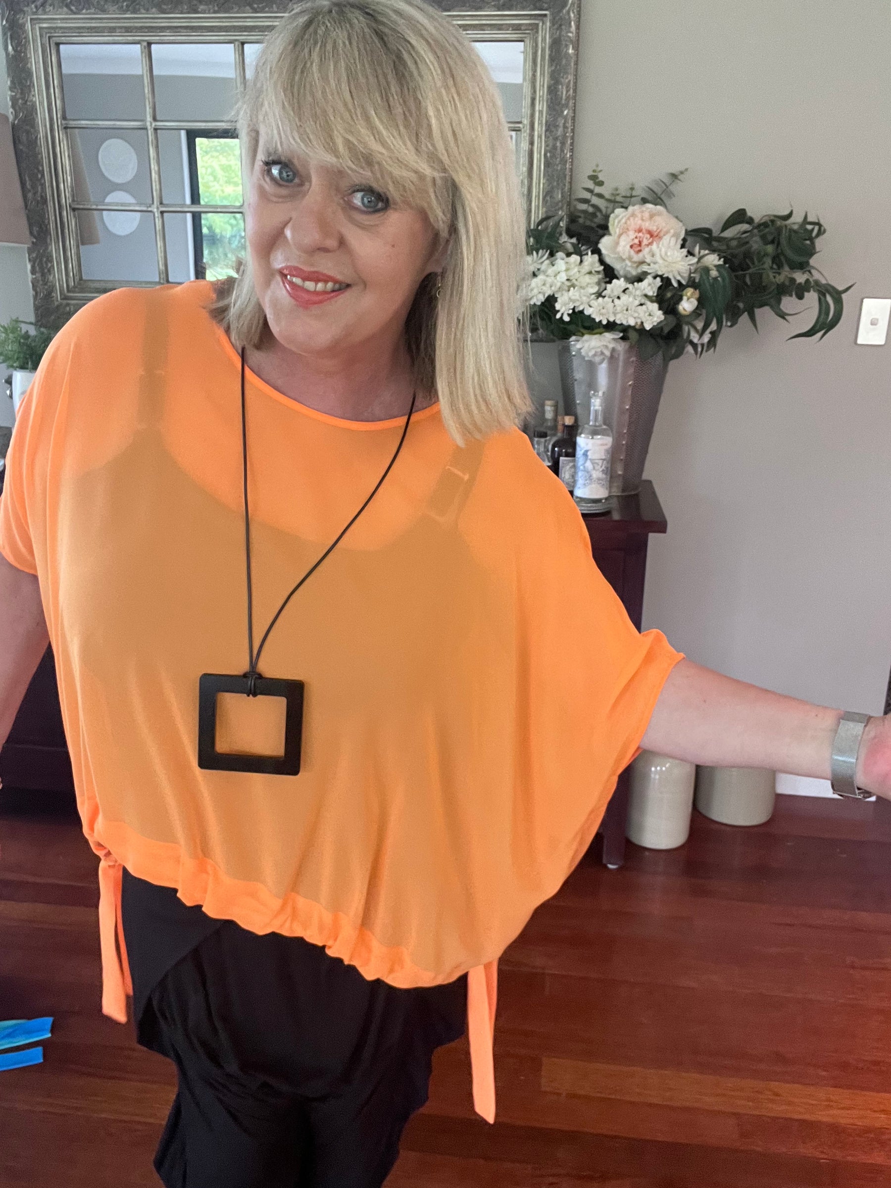 Kate Draw Hem Top OSFA - 9 Colourways