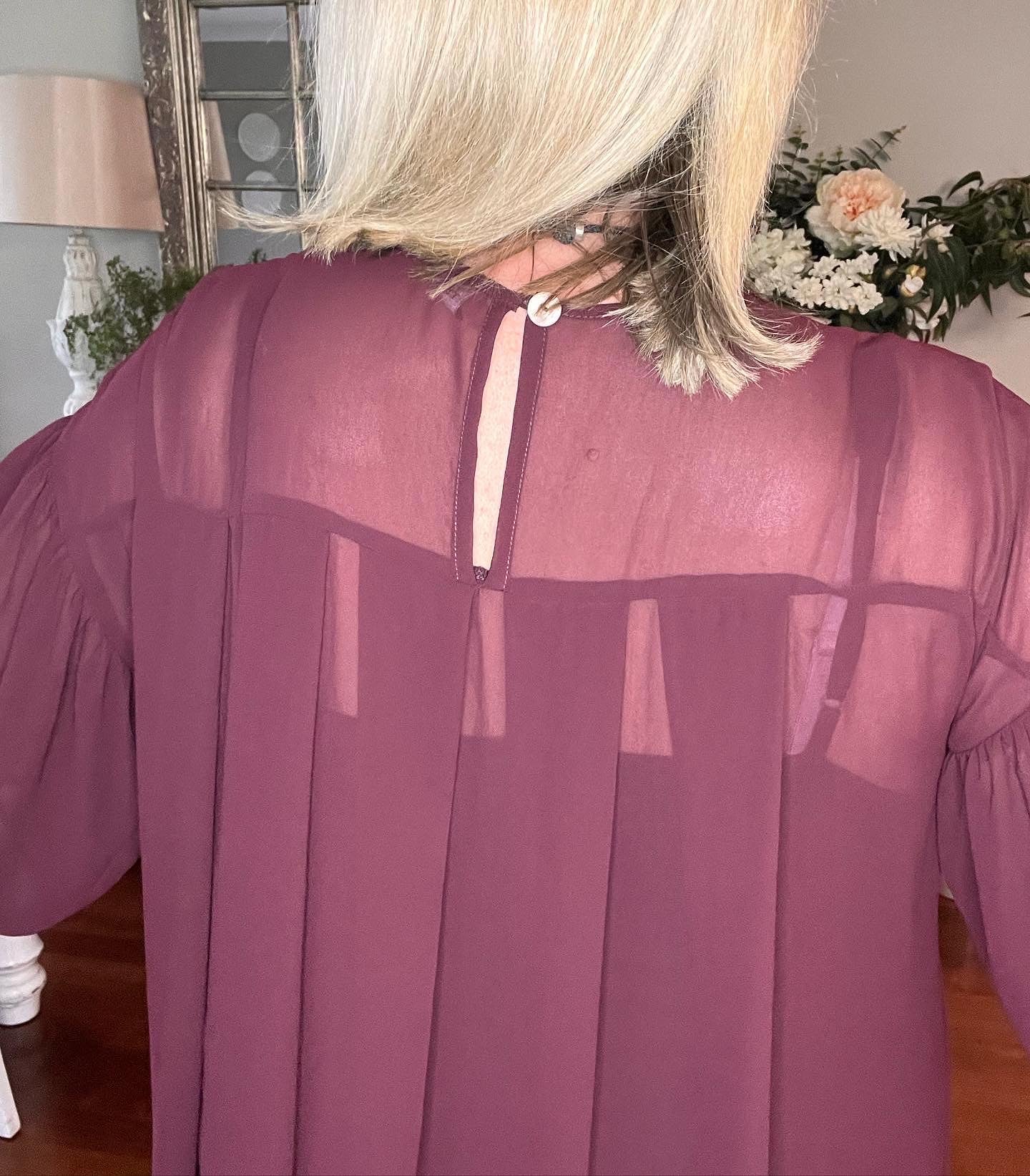 Suzanne Chiffon Dress 4 colour Options, 2 Sizes