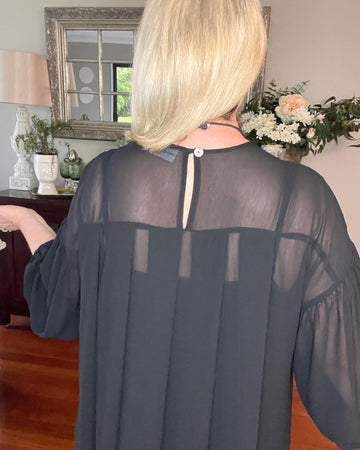 Suzanne Chiffon Dress 4 colour Options, 2 Sizes