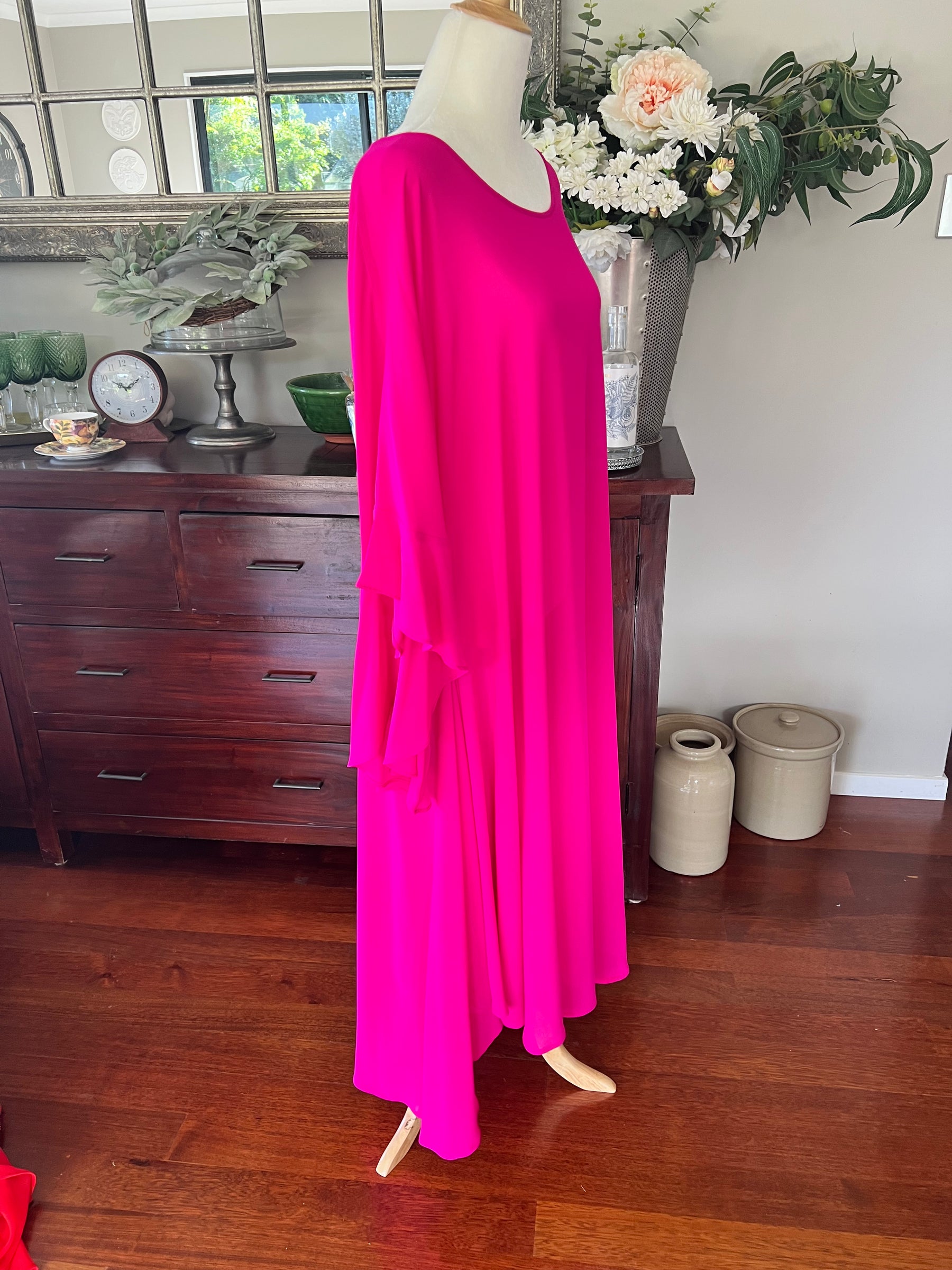 Stevie Chiffon Dress 11 colour Options, 3 Sizes