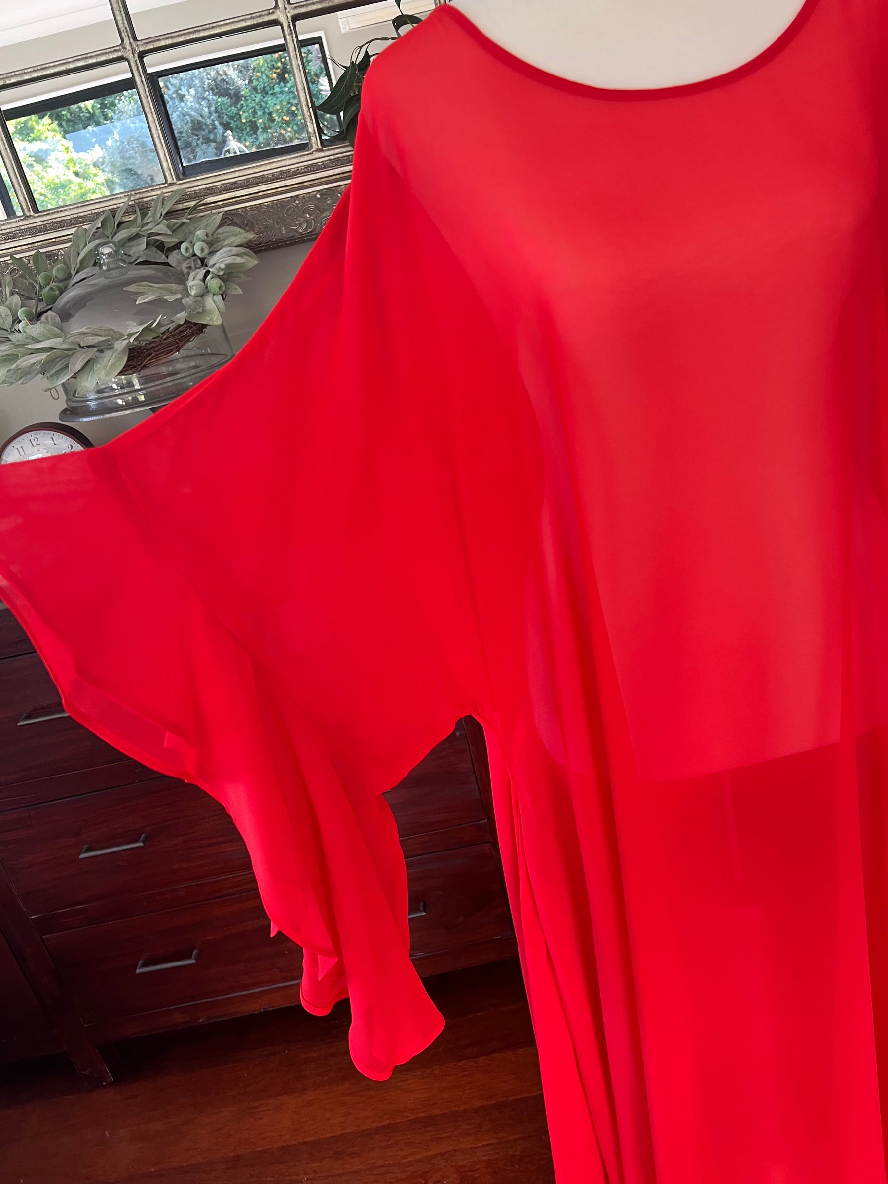 Stevie Chiffon Dress 11 colour Options, 3 Sizes