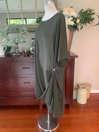 Lotti Plain Tunic/Dress OSFA 7 Colour Options