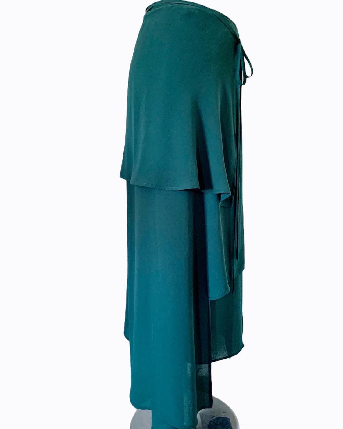 Apron Wrap Skirt - Black-Navy-Emerald Green-Artillery Green S/M-L/XL