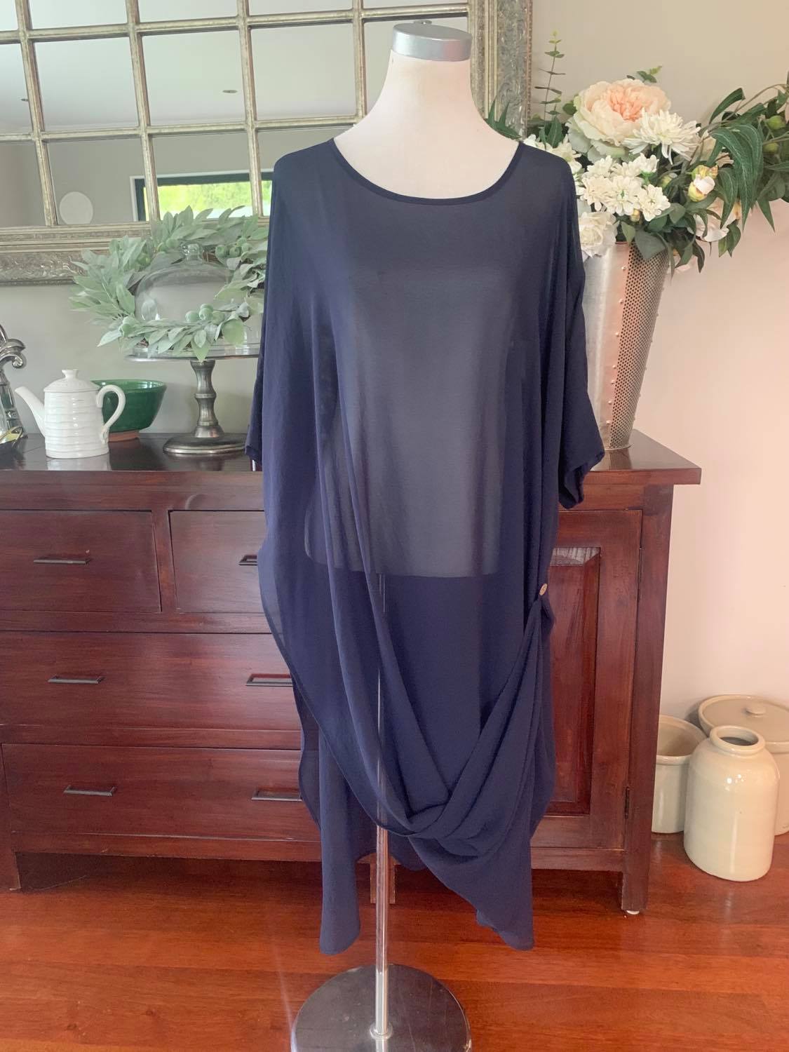 Lotti Plain Tunic/Dress OSFA 7 Colour Options