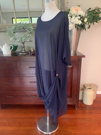 Lotti Plain Tunic/Dress OSFA 7 Colour Options