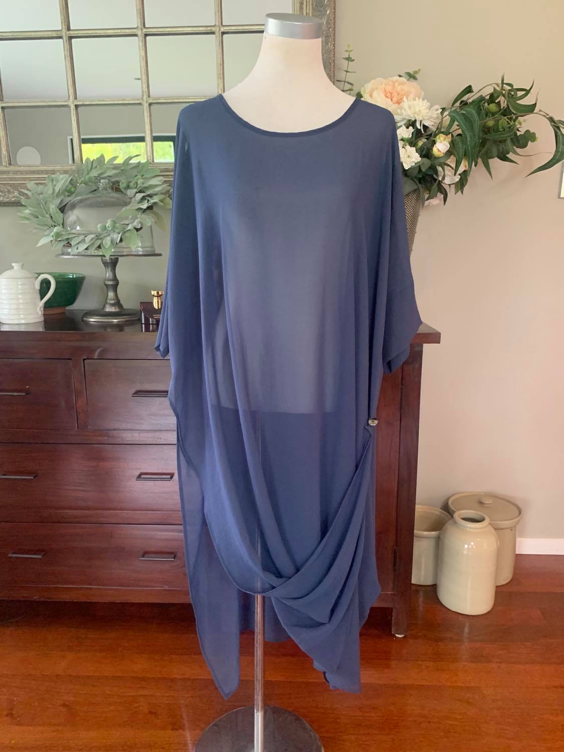 Lotti Plain Tunic/Dress OSFA 7 Colour Options