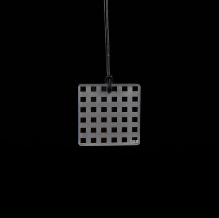Small Chequered Square Necklace