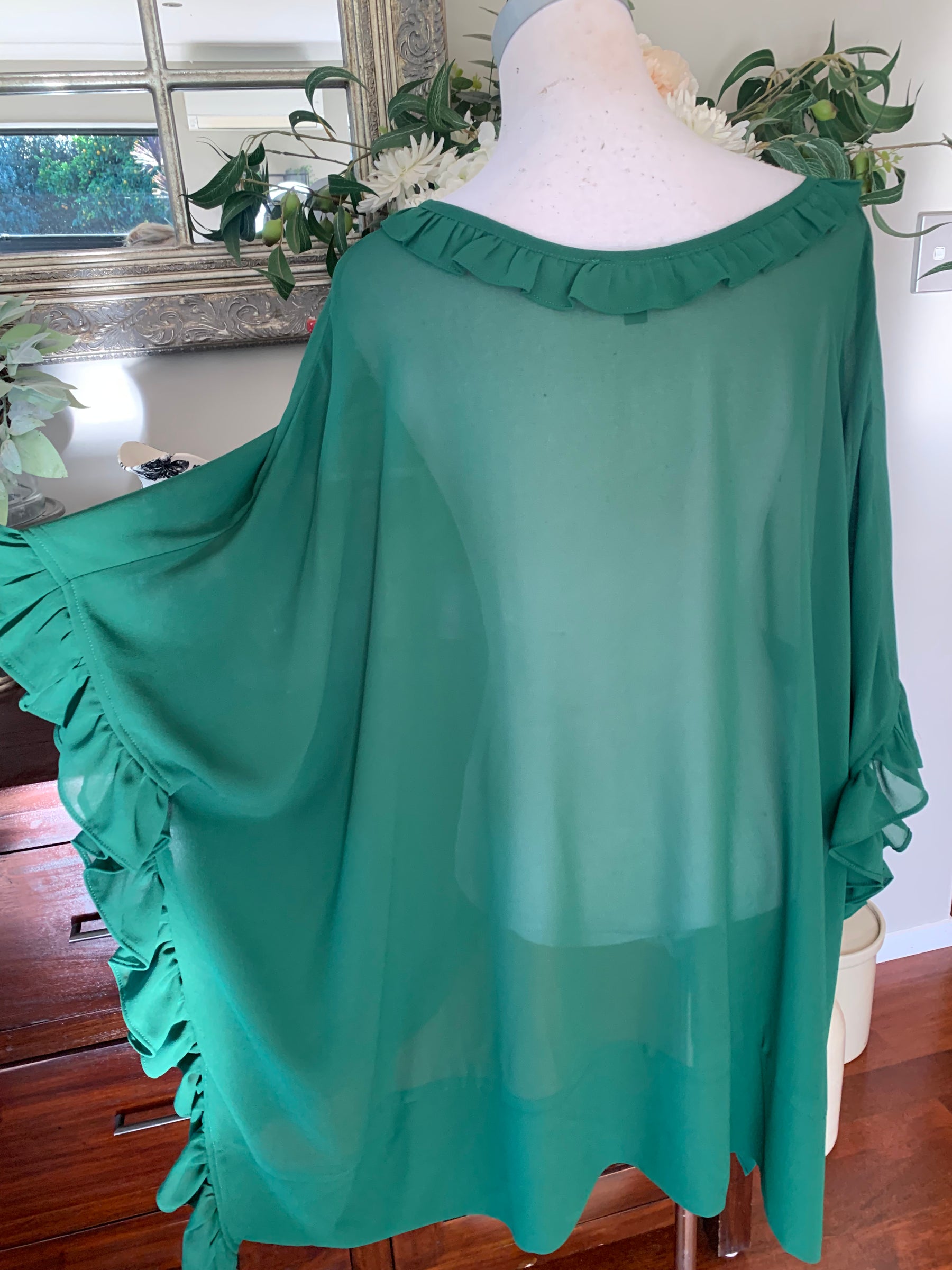 Florence Ruffle Side Top, 2 Sizes, 7 Colour Options