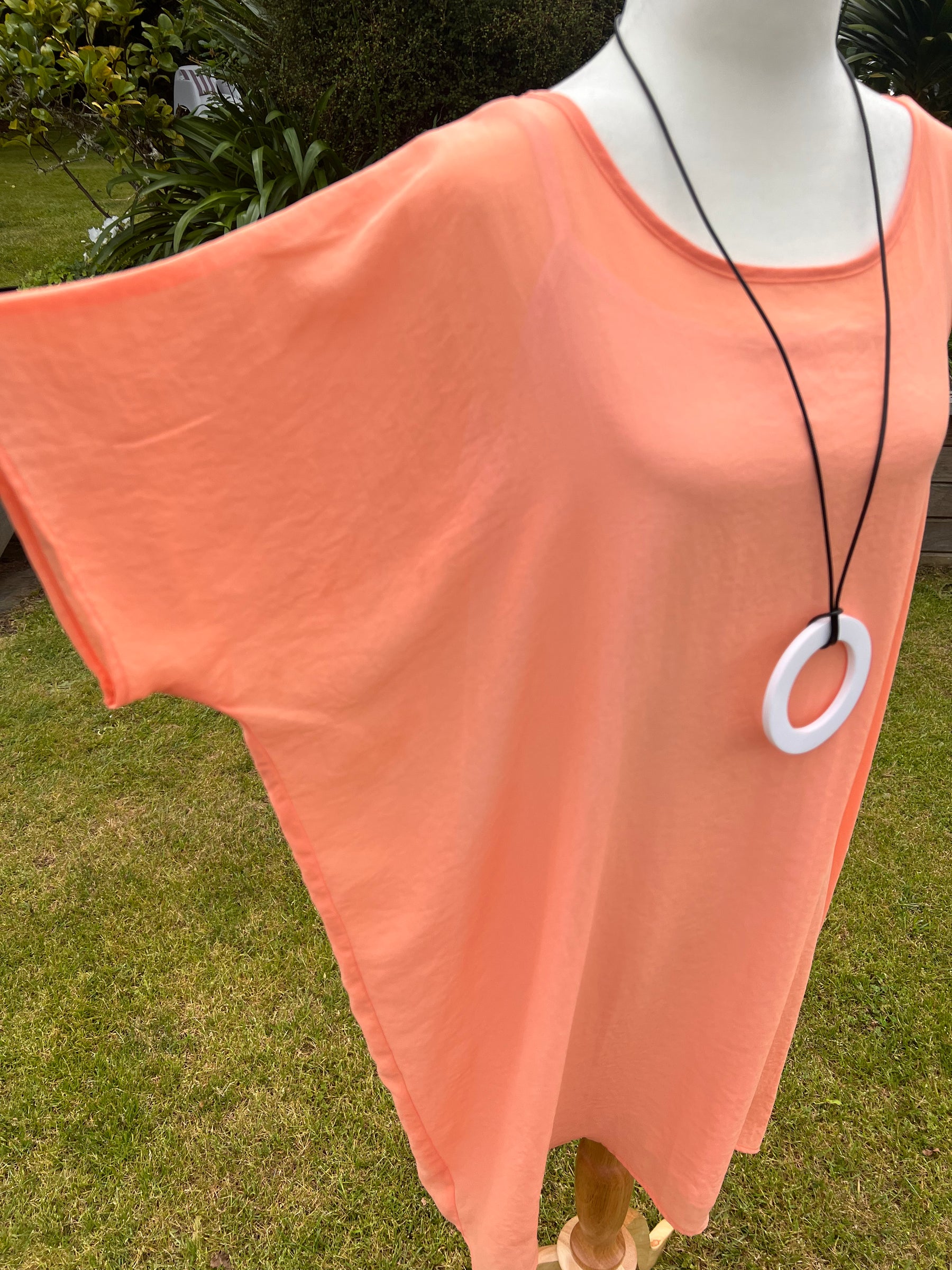 Cassie Peep Shoulder Tunic OSFA 10 Colour Options we