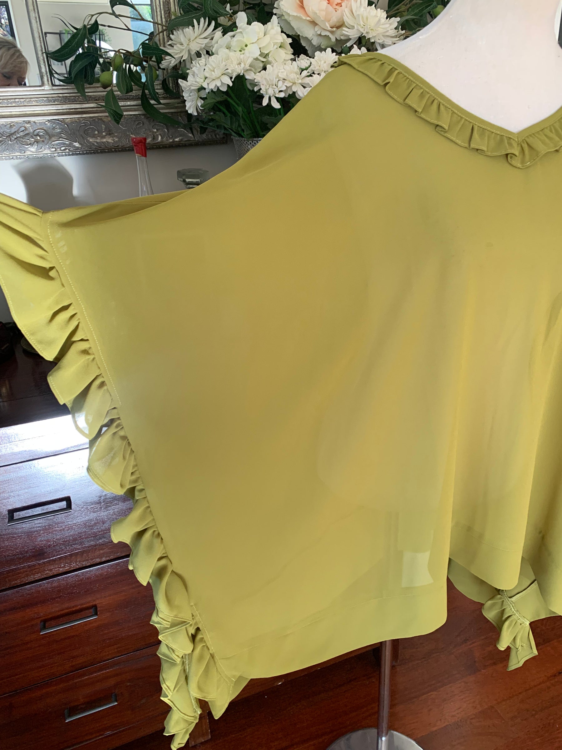 Florence Ruffle Side Top, 2 Sizes, 7 Colour Options