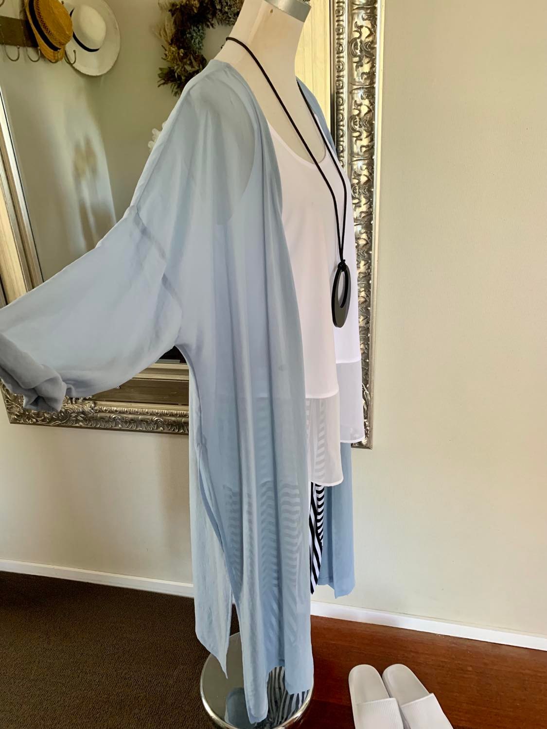 Chiffon Kimono - 2 Sizes. - 7 Colour Options