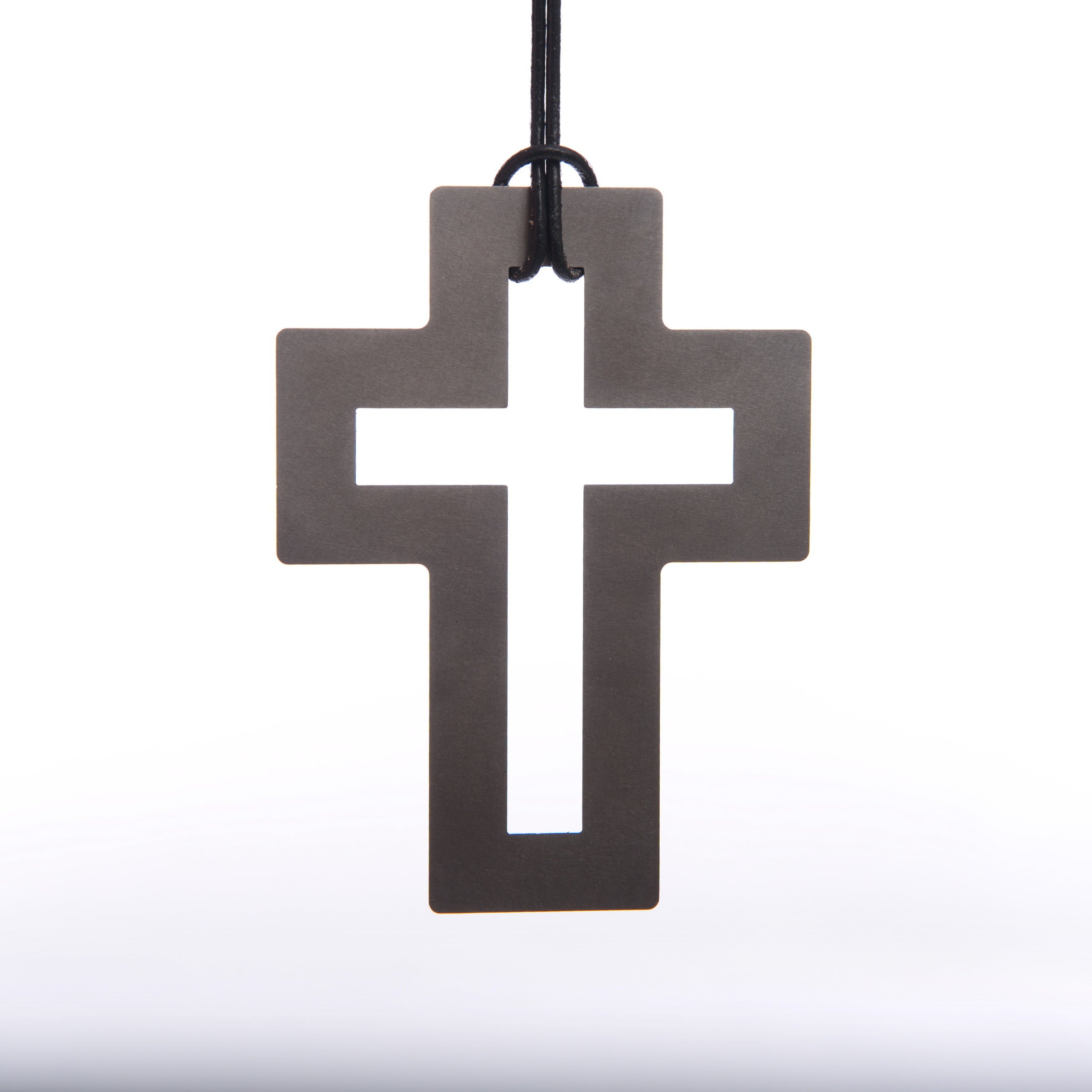 Large Stainless Steel Cross Necklace