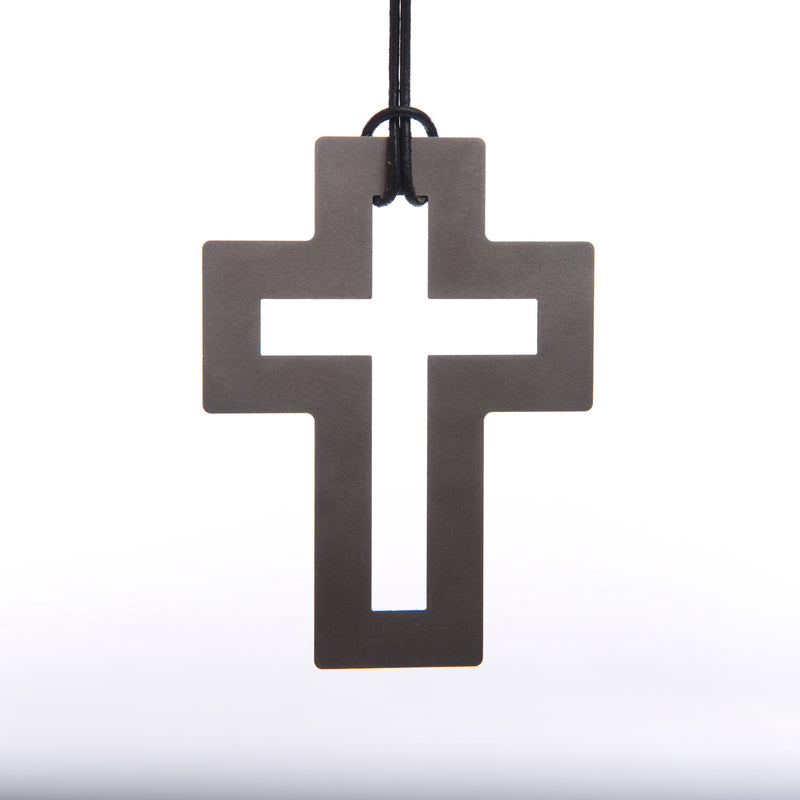 Large Stainless Steel Cross Necklace