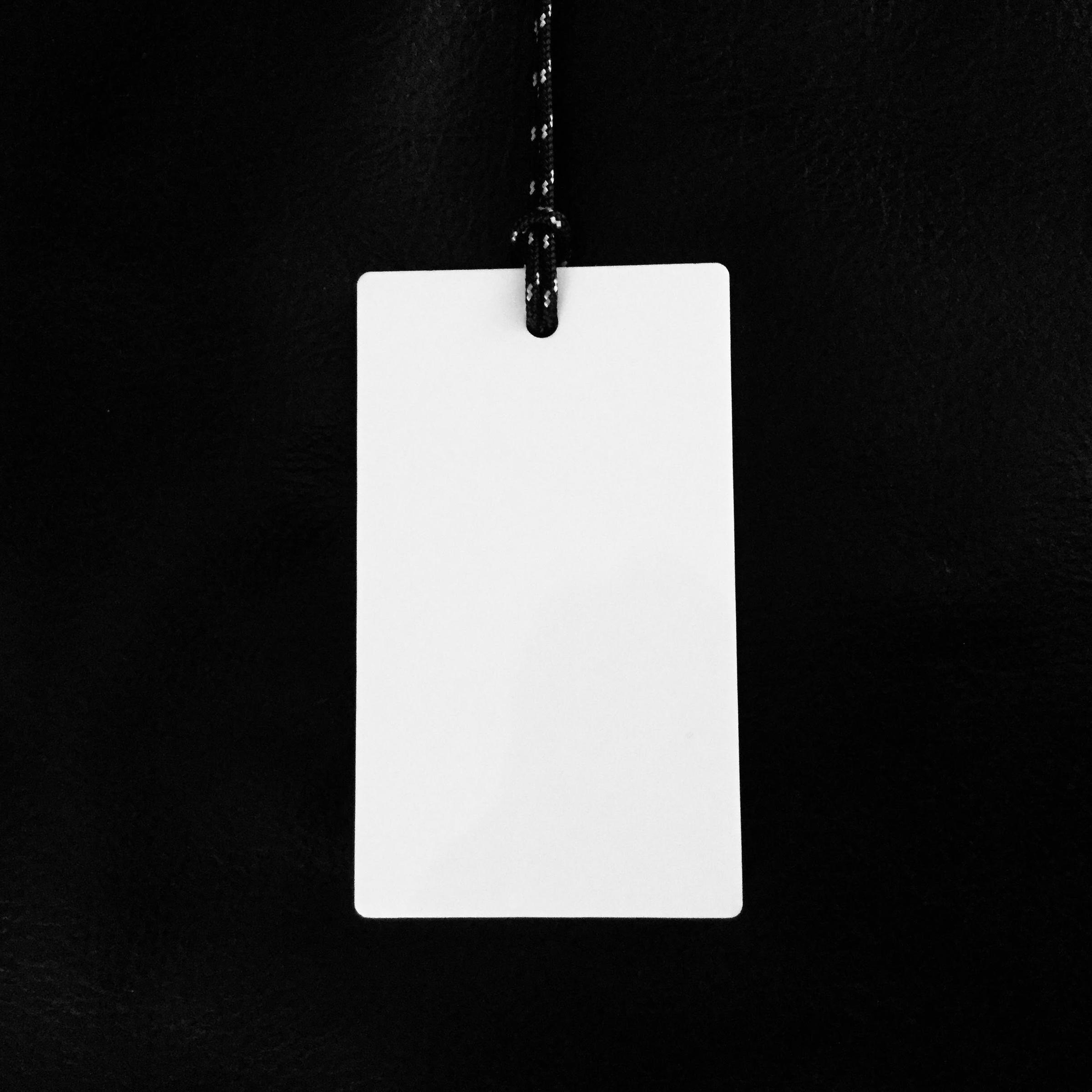 Black & White Rectangle Necklace