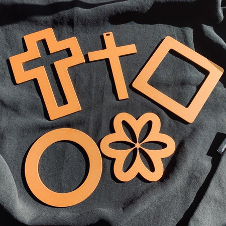 Large Rose Gold Circle Necklace